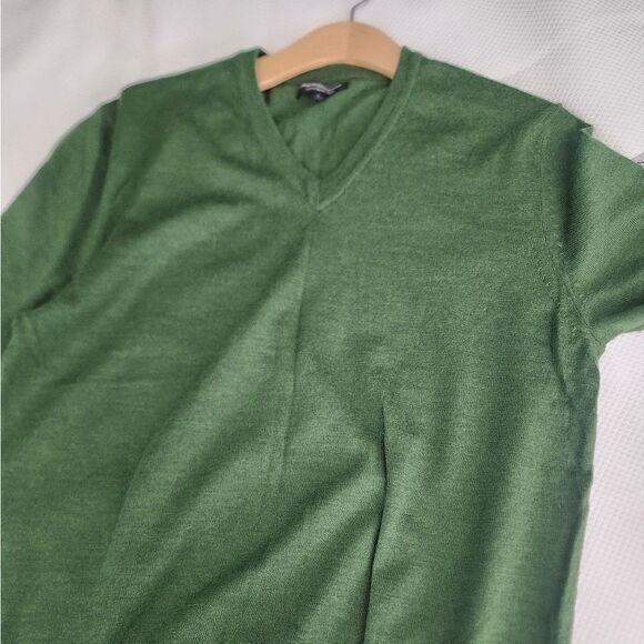 Express Design Studio Italian Merino Wool V-neck sweater - Picture 8 of 12